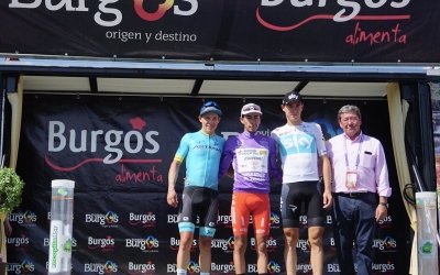 De la Cruz al tercer lloc del podi a Burgos | @VueltaABurgos